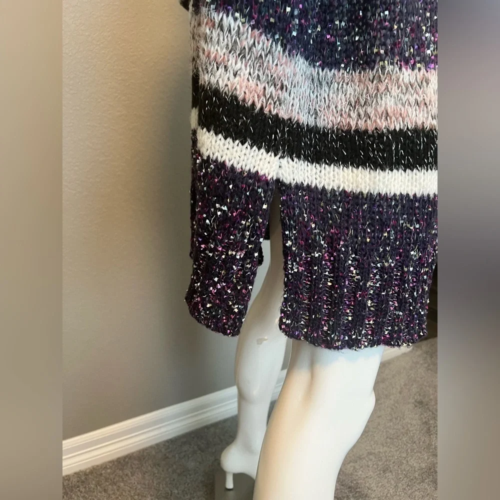 Striped Open-Front Cardigan Size 18/20